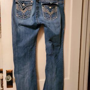 Vigoss The New York Boot Cut Blue Jeans Size 16 33 Custom Tailored to 30 inseam